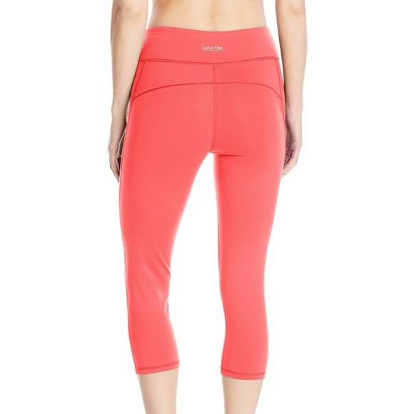 NWT CALVIN KLEIN High Waist Cropped Capris - Picture 2 of 14